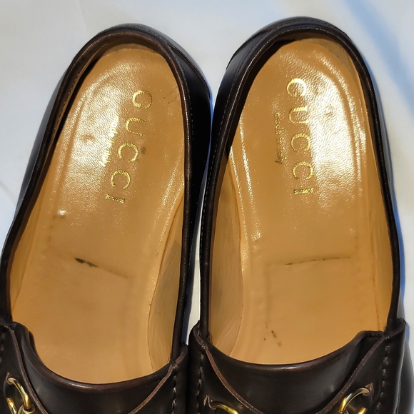Gucci Horsebit Loafers 46 1/2 12.5 Brown - Picture 3 of 13